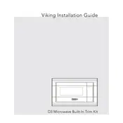 Viking RDMTK302 Trim manual cover