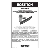 Bostitch N95RHN Nailer manual cover