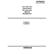 Hitachi R-240AT3 Refrigerator manual cover