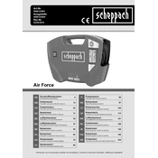 Scheppach Air Force 5906123901 Compressor manual cover