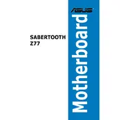 ASUS SABERTOOTH Z77 Motherboard manual cover