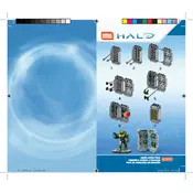 Mega Construx Mattel Halo Siege Armor Pack GCM30 Construction Set manual cover