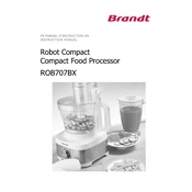 Brandt ROB707BX Food Processor manual cover