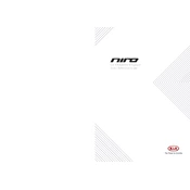 Kia Niro Car Infotainment System 2020 Compact Crossover SUV manual cover