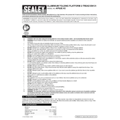 Sealey APS2E.V2 Platform manual cover