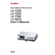 Canon LV-7295 manual cover