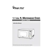 Magic Chef MCM1110B Microwave manual cover