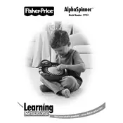 Fisher Price Mattel Learning Sensations AlphaSpinner 77951 Toy manual cover