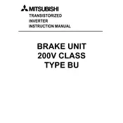 Mitsubishi BU 200V Inverter manual cover