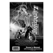 Power Wheels Mattel Lightning PAC 73530 Toy manual cover