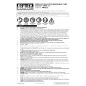 Sealey PW12CC Pressure Washer manual cover