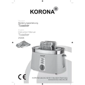 Korona 21206 Toaster manual cover