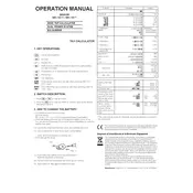 Sencor SEC 332 T Calculator manual cover