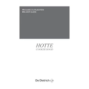 De Dietrich DHP7912X Hood manual cover