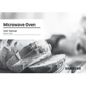 Samsung ME11A7710D Microwave manual cover