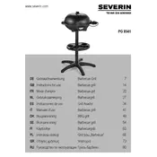 Severin PG 8541 Grill manual cover