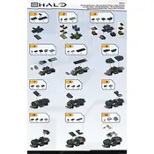 Mega Construx Mattel Halo Warthog Attack DBB42 Construction Set manual cover