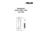 ASUS K20CE CPU manual cover