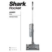 Shark Rocket AH401 Vacuum manual cover