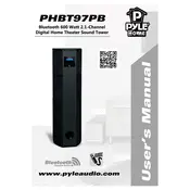 Pyle PHBT97PB Home Theater manual cover