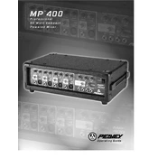 Peavey MP 400 Mixer manual cover