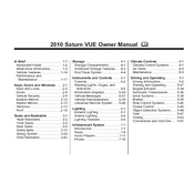 Saturn Vue 2010 manual cover