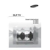 Samsung HL-T5087S TV manual cover