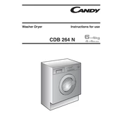 Candy CDB 264N-80 manual cover