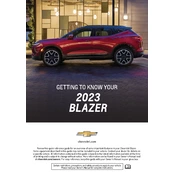 Chevrolet Blazer 2023 manual cover