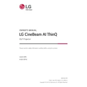 LG AU810PB AU810PB.AUS Projector manual cover