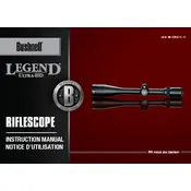 Bushnell Legend UHD Scope manual cover