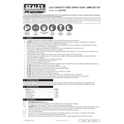 Sealey LVLP01 Spray Gun manual cover