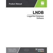 Campbell Scientific LLNDB Software manual cover