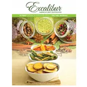 Excalibur EXC10EL 10 Tray Digital Dehydrator manual cover