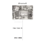 Brandt BFD877MNX Refrigerator manual cover