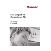 Brandt FC-400MEB Oven manual cover