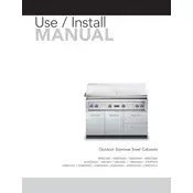 Viking VBBO1601 Cabinet manual cover