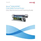 Xerox 8265 Printer manual cover