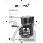 Korona 10233 Coffee Maker manual cover