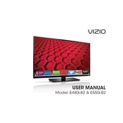 Vizio E480i-B2 TV manual cover