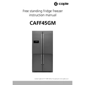 Caple CAFF45GM Refrigerator manual cover