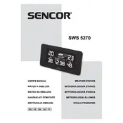 Sencor SWS 5270 Weather Station manual cover