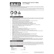 Sealey PPL01 Lift manual cover