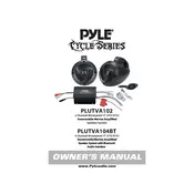 Pyle PLUTVA102 Speaker System manual cover