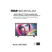 RCA Scenium SRC3260A TV manual cover