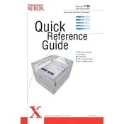 Xerox Phaser 7750 Printer manual cover