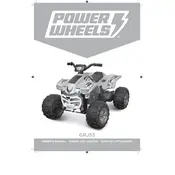 Power Wheels Mattel Trail Racer ATV GRJ53 Toy manual cover