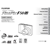 Fujifilm FinePix F50fd Camera manual cover