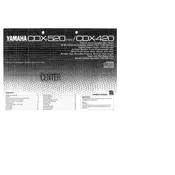 Yamaha CDX-420 Disc Player manual cover