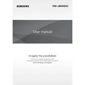 Samsung HW-JM4000C Soundbar manual cover